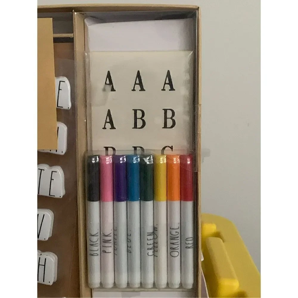 NEW Rae Dunn D.I.Y Sketchbook Art Book Scrapbook Markers Stickers
